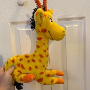 Kohl's Yellow and Orange Stuffed Giraffe Plush